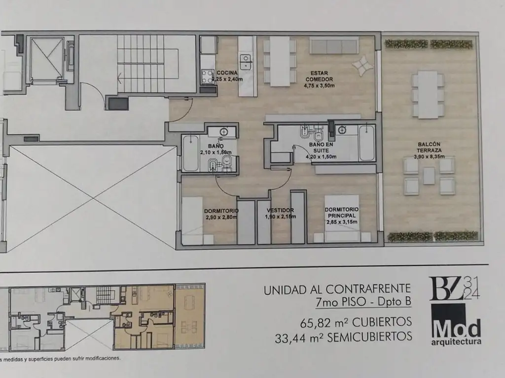 Venta Departamento 2 Años 2 Dormitorios, 66m2, Con Balcón, Bermúdez ...