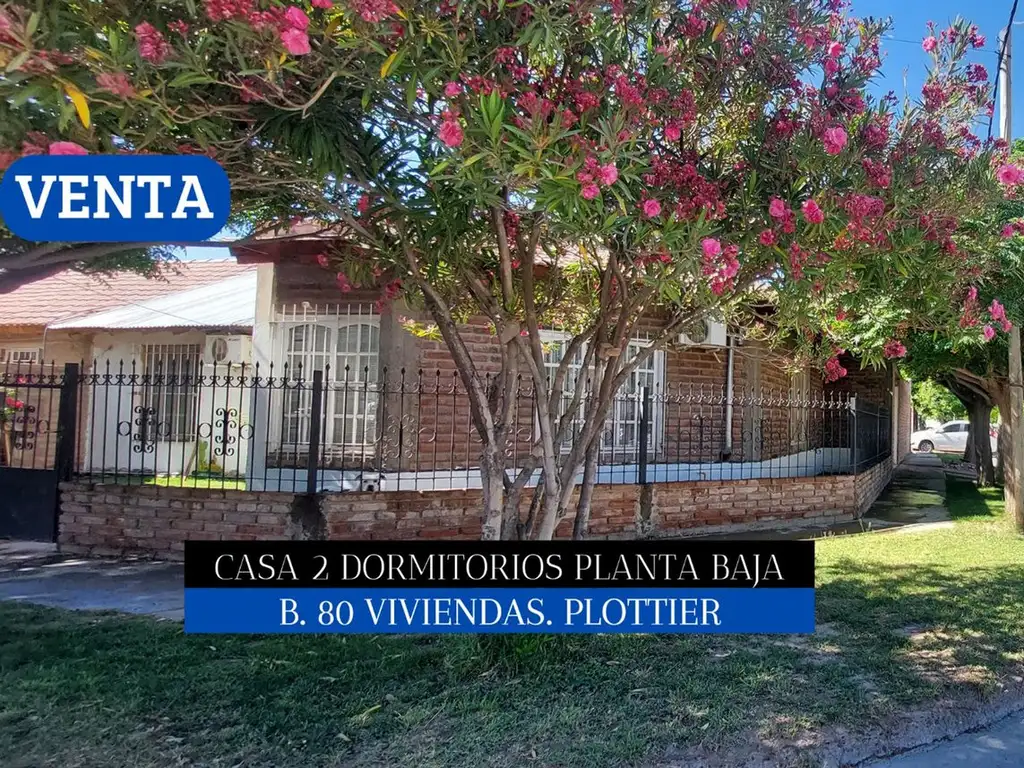 VENTA CASAS DOS DORMITORIOS PLANTA BAJA PLOTTIER