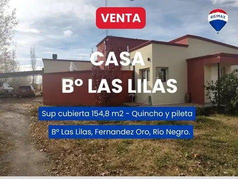 VENTA CASA BARRIO CERRADO LAS LILAS FDEZ. ORO