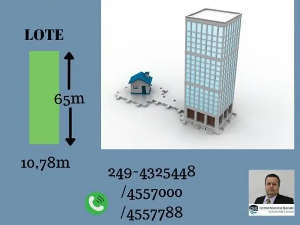 lote en venta en Tandil maxima densidad