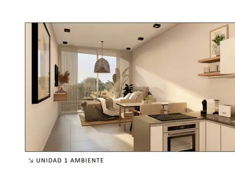 Departamento 3 ambientes con 1 baño