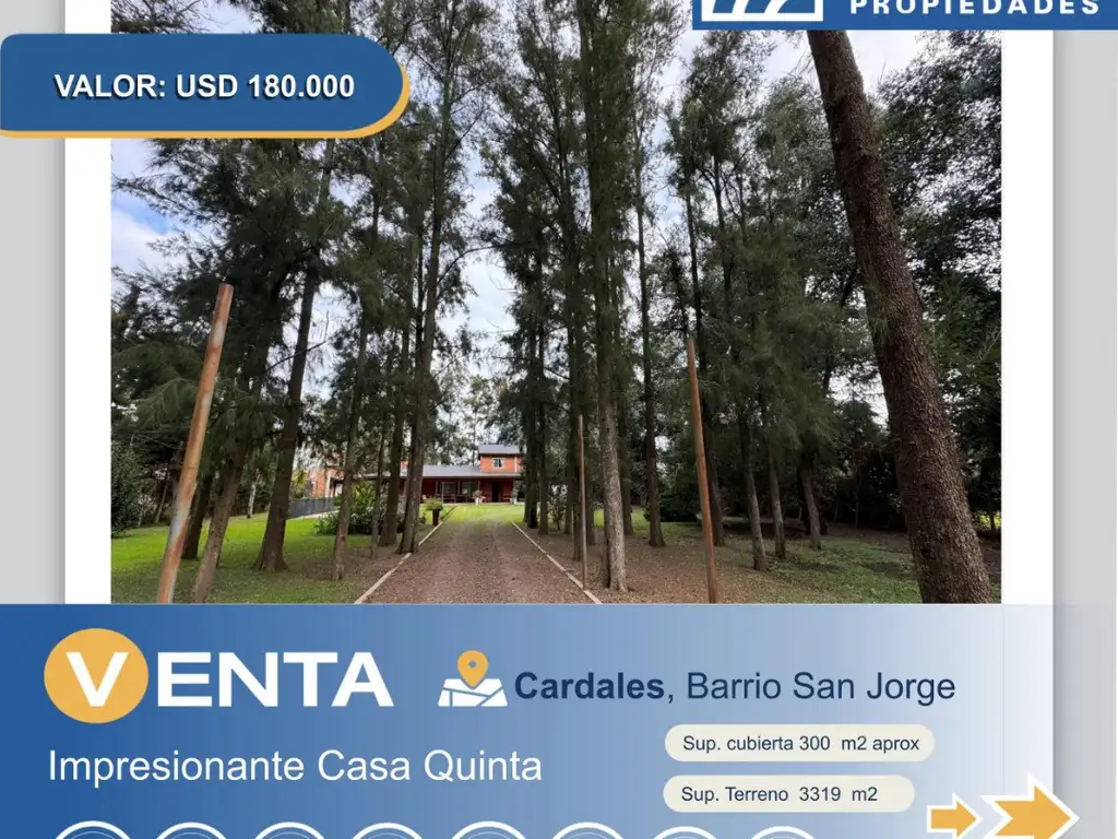 CASA QUINTA EN VENTA-MEXICO 500 -BARRIO SAN JORGE