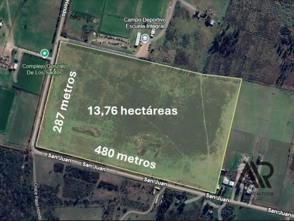 Terreno en venta de 137650m2 ubicado en Empalme Nicolich