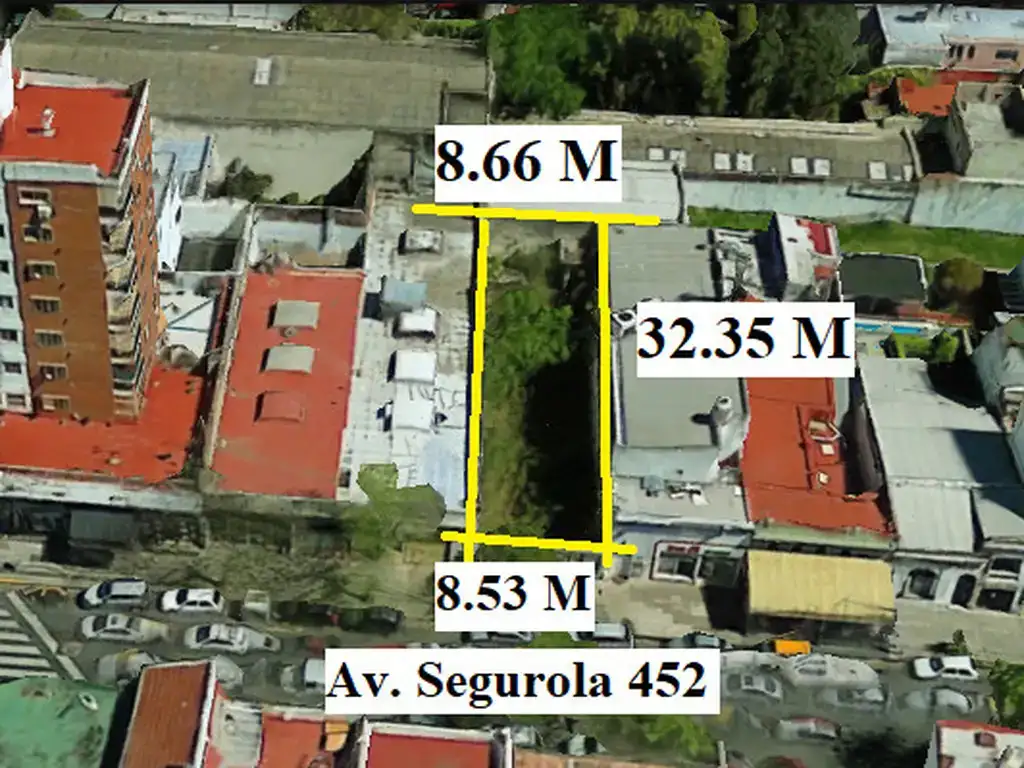 Parcela Libre -Terreno 8.66x32m- (Constr PB+3 pisos)- (Múltiples Rubros)- a Mts de Av. Avellaneda