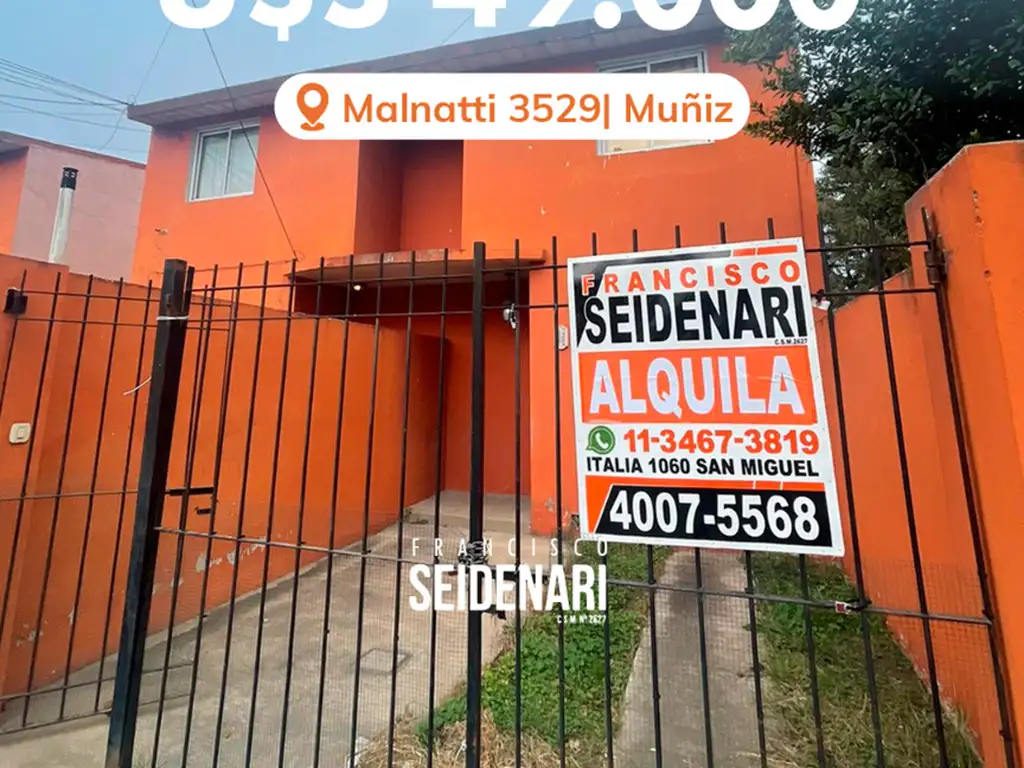 VENTA DUPLEX - JOSE C. PAZ -