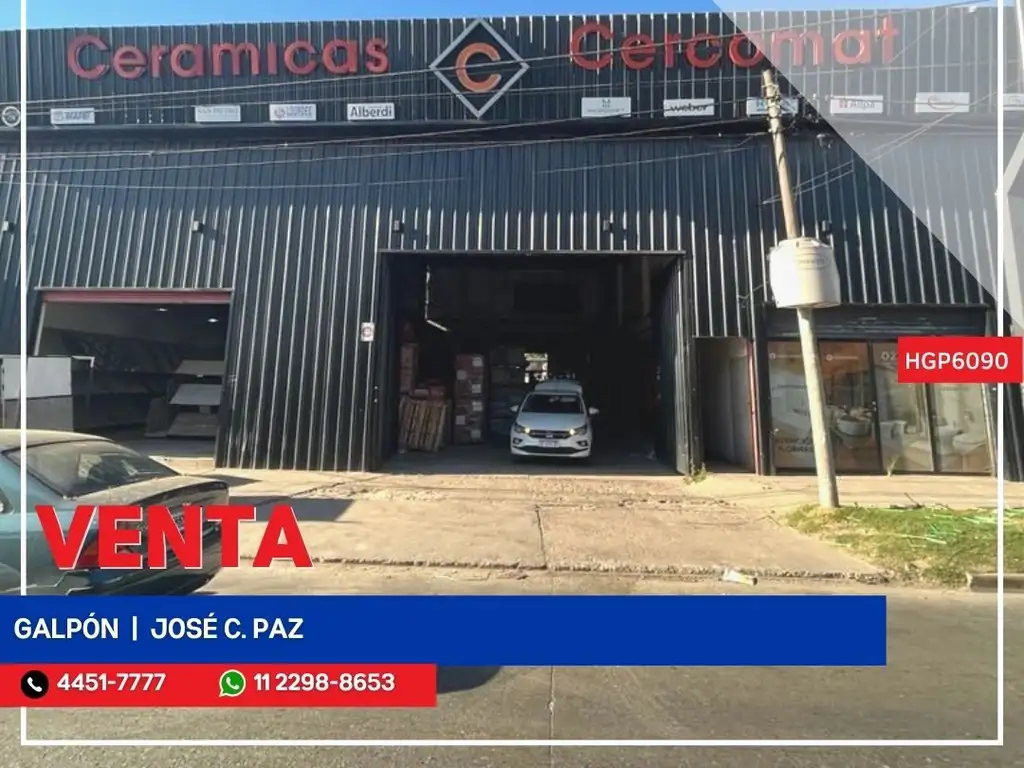 Galpón - Venta - Argentina, José C Paz - Av. Sequiscentenario 100