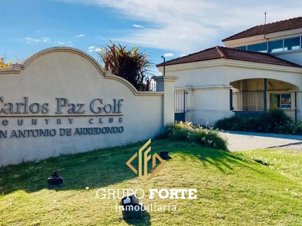 LOTE EN VENTA CARLOS PAZ GOLF CLUB