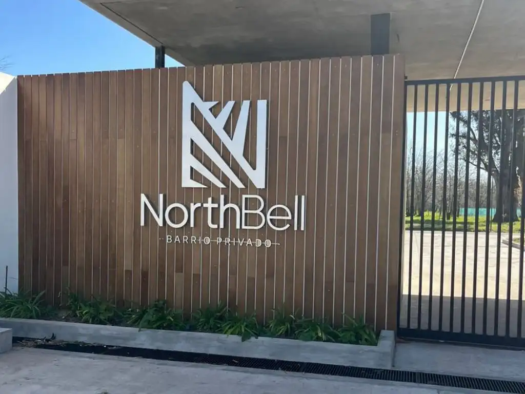 Venta de Lote en barrio cerrado Northbell,City Bell, La Plat