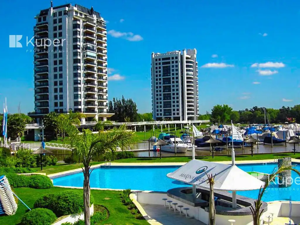 Venta depto 4 amb con amarra y cochera. OPORTUNIDAD Marinas Golf. Rincón de Milberg