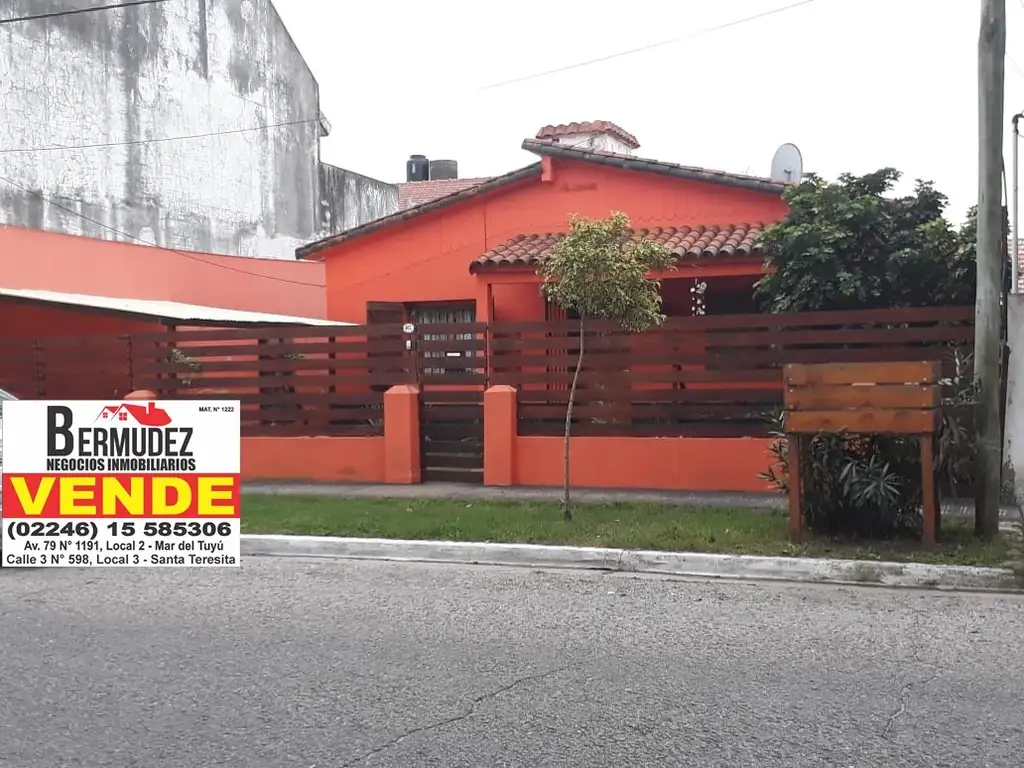 VENTA CASA 5 AMBIENTES EN SANTA TERESITA IDEAL VIVIENDA PERMANENTE