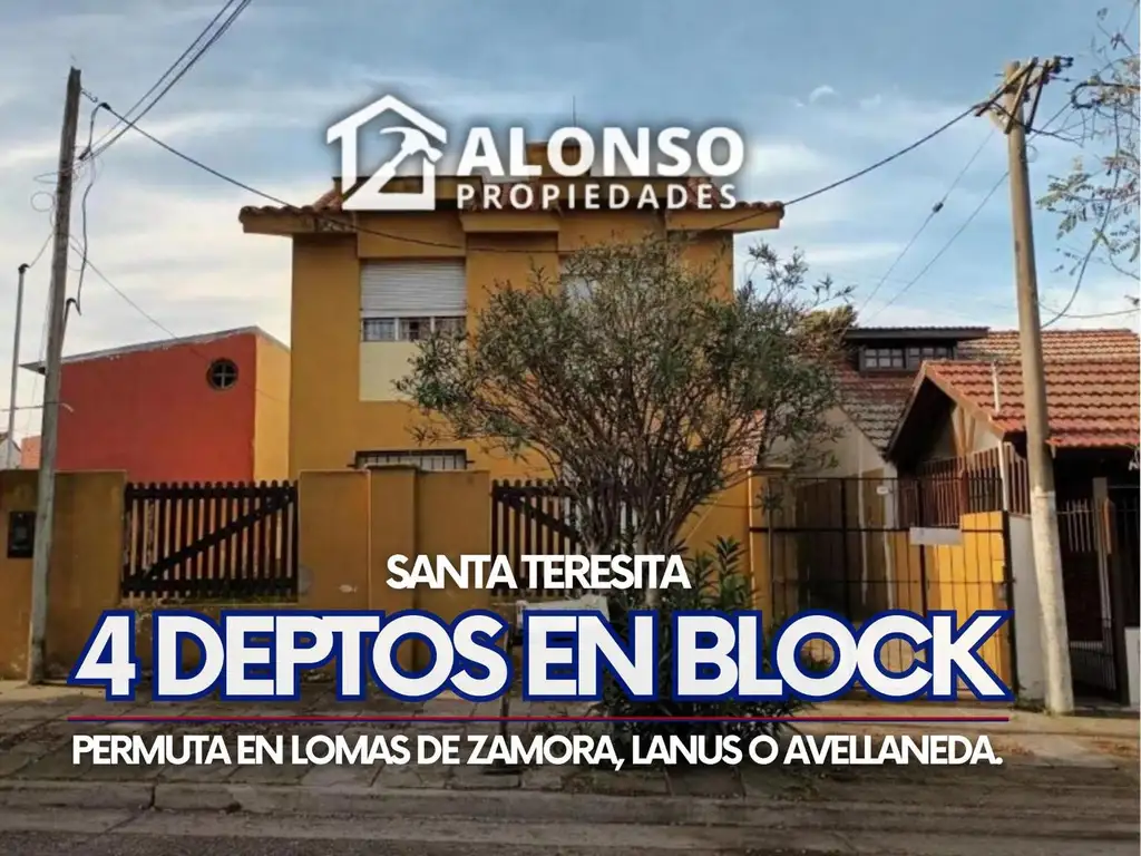 4 Deptos En Block a Metros Del Mar en Venta