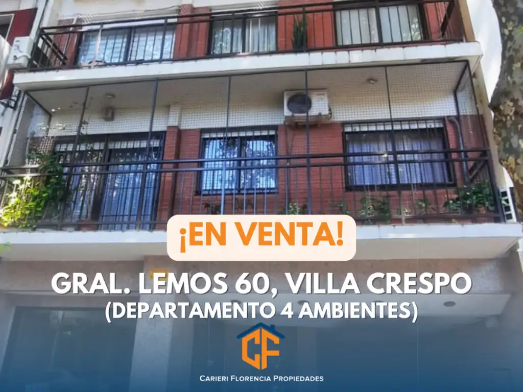 DEPARTAMENTO DE 4 AMBIENTES CON BALCÓN, EN VENTA