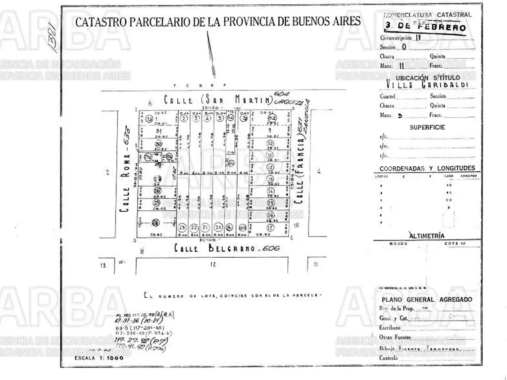 Terrenos en esquina de Caseros - VENTA - LOTE