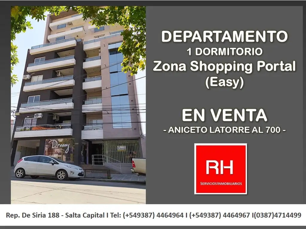 DEPARTAMENTO 1 DORM- ZONA EASY- VENTA