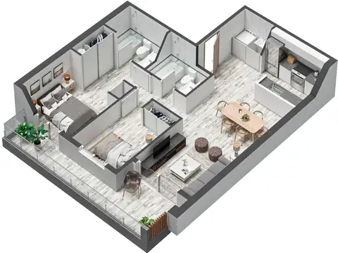 Boqueron 7100, Piso 1