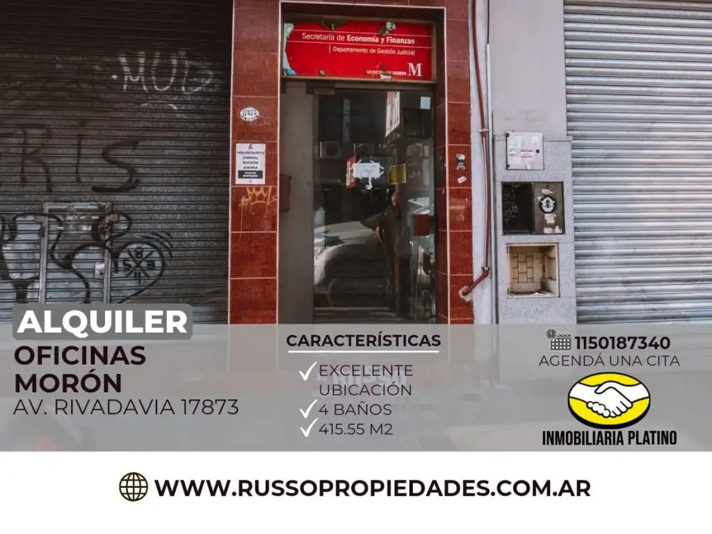 Alquiler oficinas comerciales Moron