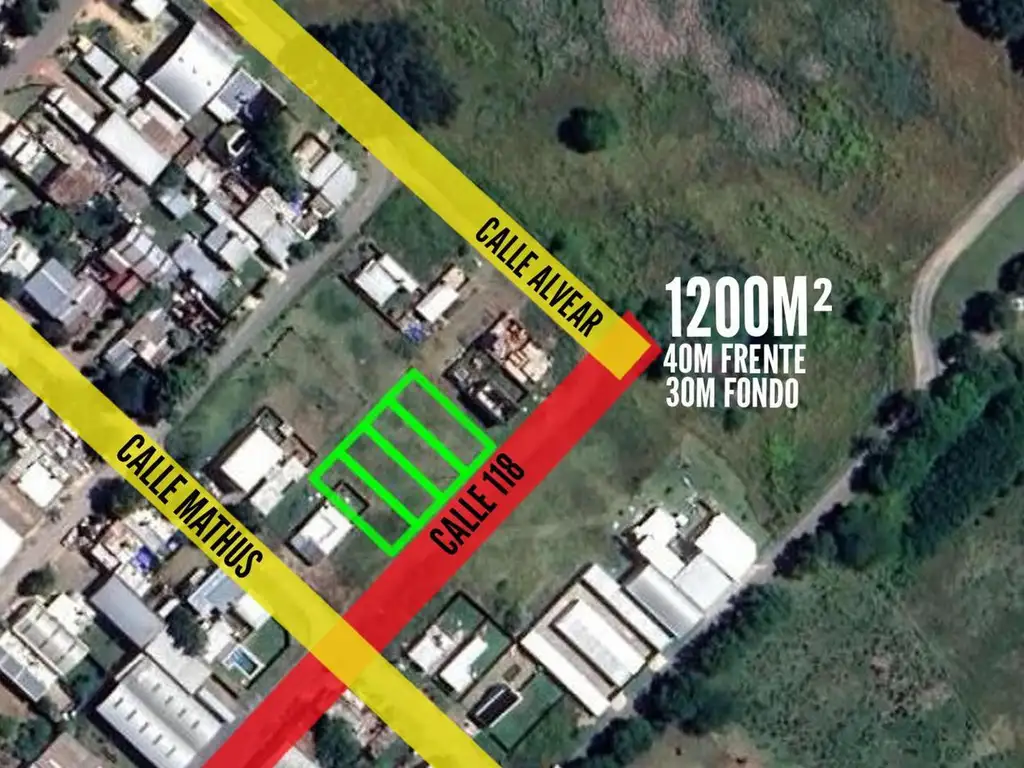 Bloque de terreno en venta - 1200 mts2- Chivilcoy