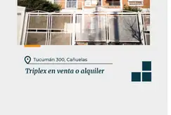 CAÑUELAS- TUCUMAN 391-HERMOSO DUPLEX EN VENTA 