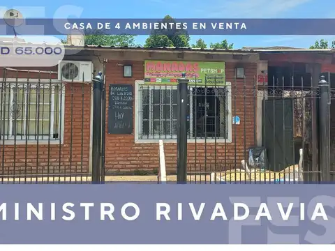 Venta Casa en Ministro Rivadavia