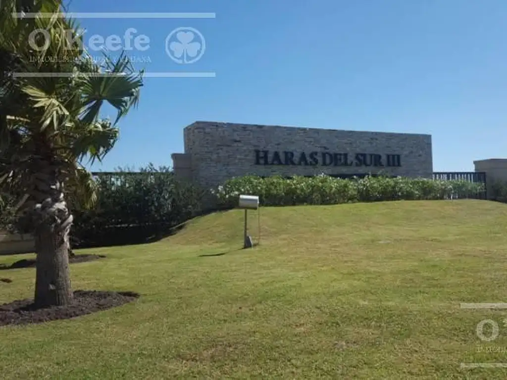 LOTE DE 1022 M2 EN VENTA EN HARAS DEL SUR II, CONSULTANOS!