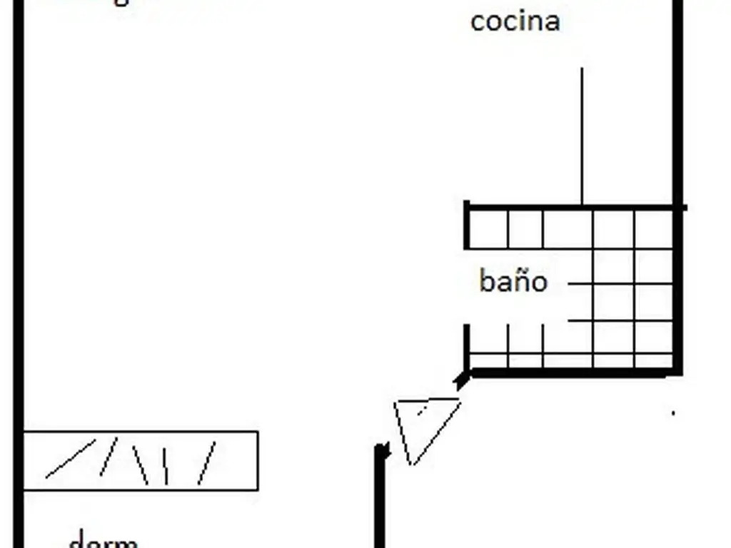 Gran ambiente, nuevo, divisible contrafrente con balcón baño compl y occina. lundry y SUM