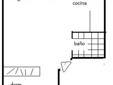 Gran ambiente, nuevo, divisible contrafrente con balcón baño compl y occina. lundry y SUM