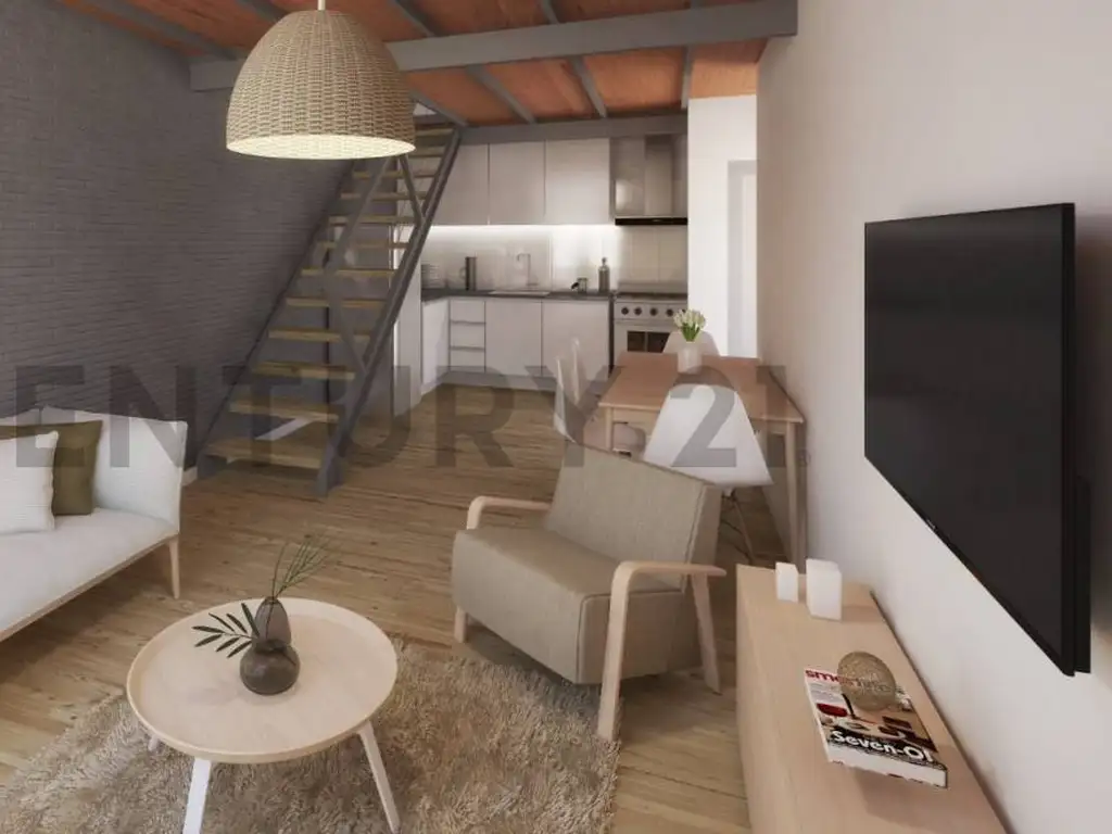 Venta Apartamento Duplex De 1 Dormitorio A Estrenar En Ciudad Vieja.