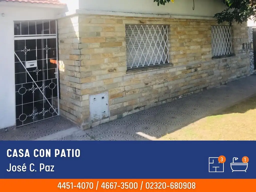 Casa - Venta - Argentina, José C Paz - Calvuncura 1289