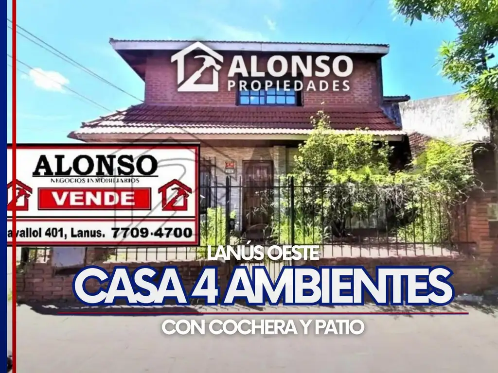 CASA 4 AMB CON GARAGE, PATIO Y GARAGE - NUEVAS CONDICIONES