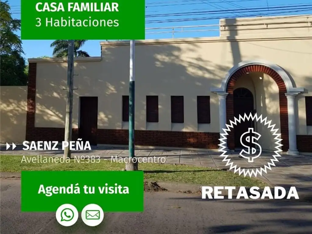 CASAS - CHALET - ZONA CENTRO, PRESIDENTE ROQUE SÁENZ PEÑA