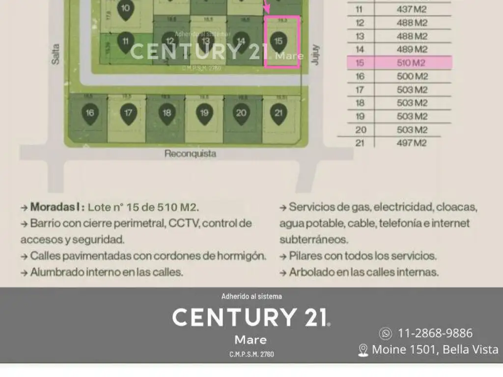 Lote - Venta - Argentina, San Miguel - Av. Gaspar Campos 400