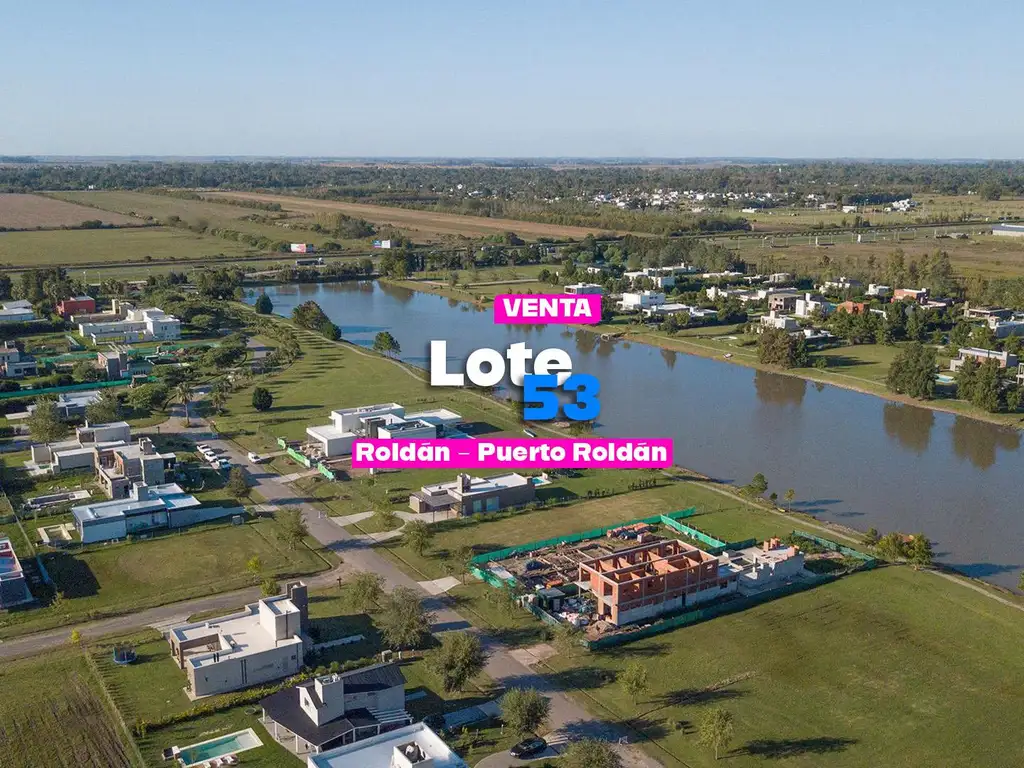 Terreno en  Puerto Roldan con Vista al Lago