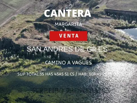 Venta de cantera / tosquera en San Andrés de Giles