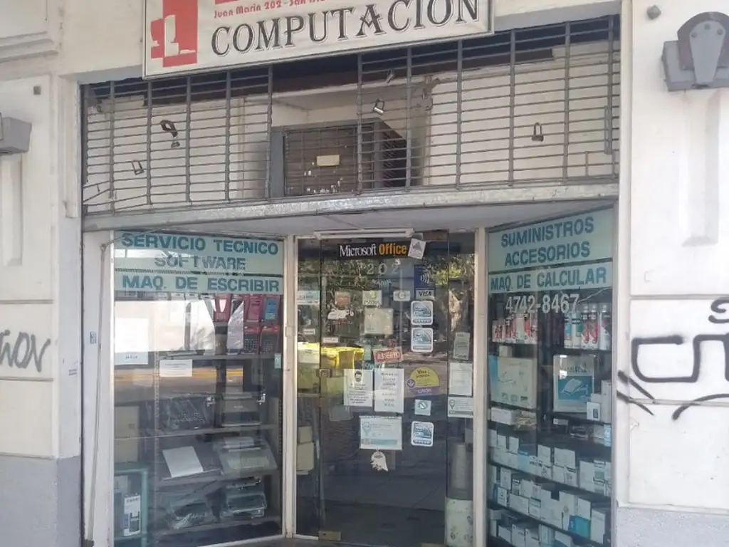 Fondo de comercio computacion y accesorios en pleno centro de san isidro.