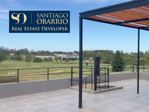 VENTA LINDISIMO Y AMPLIO CONDOMINIO AL GOLF DE 3 AMBIENTES con TERRAZA DE 100 M2 PERGOLA Y PARRILLA