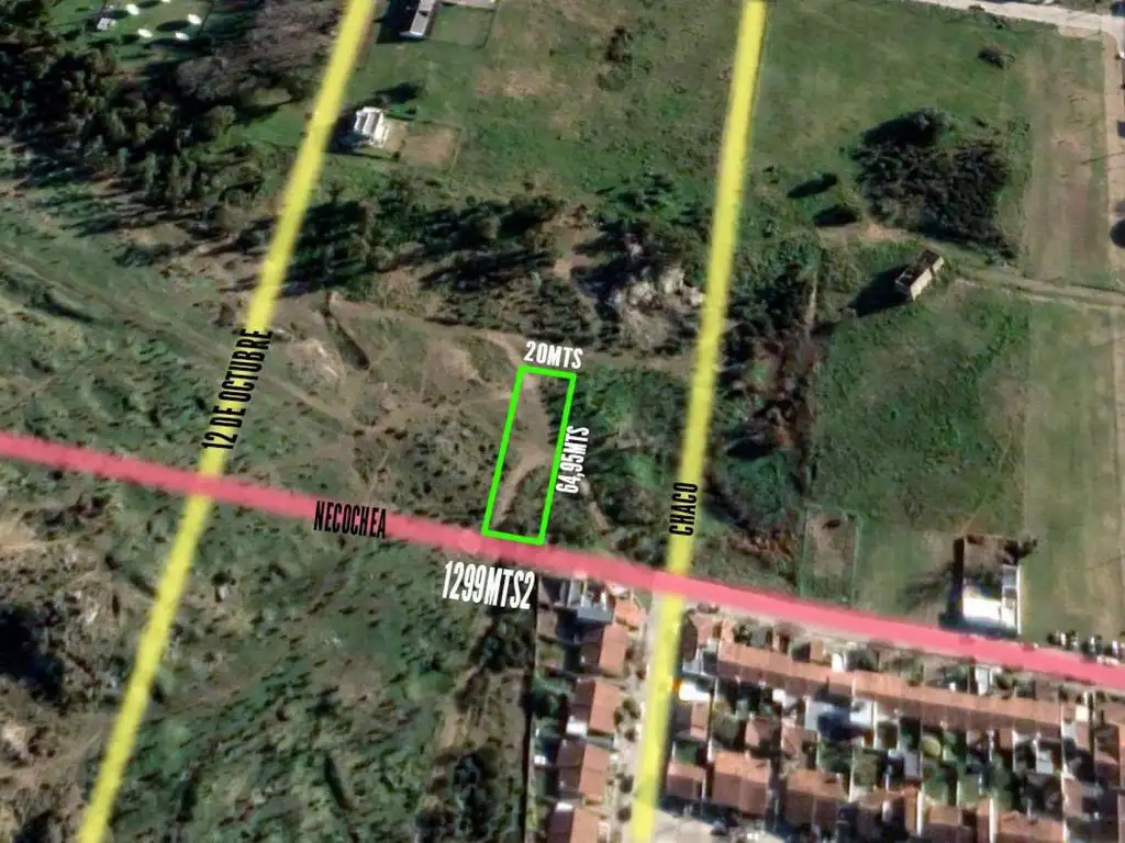 Terreno venta - 1299mts2 totales  - Tandil