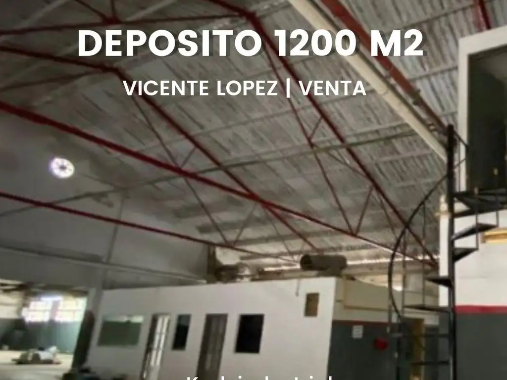 Depósito en venta de 1200 m2 en Vicente Lopez