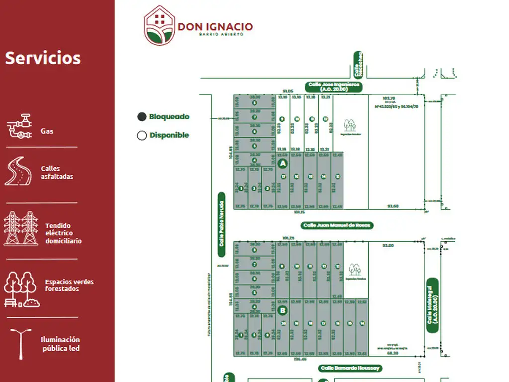 LOTE TERRENO VENTA en Funes, Don Ignacio, Jose Ingenieros 6000