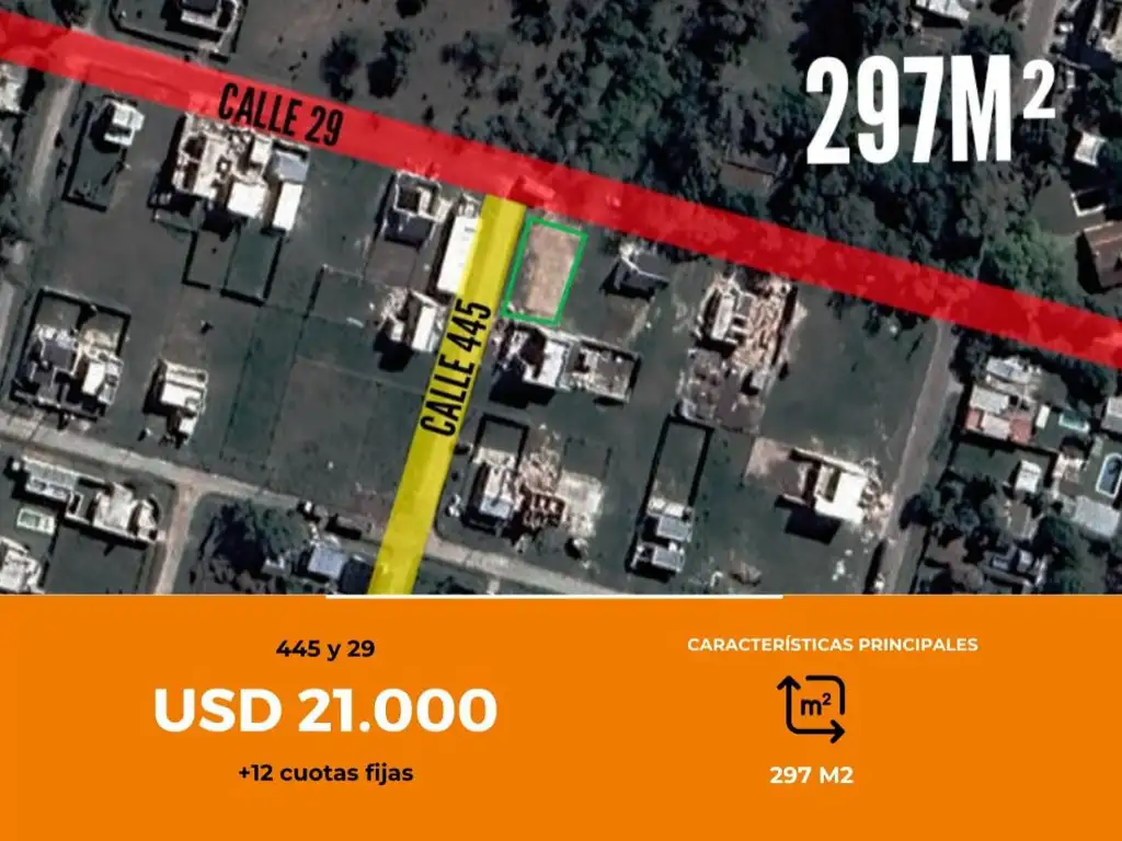 Terreno en venta - 297mts2 - City Bell, La Plata [FINANCIADO]