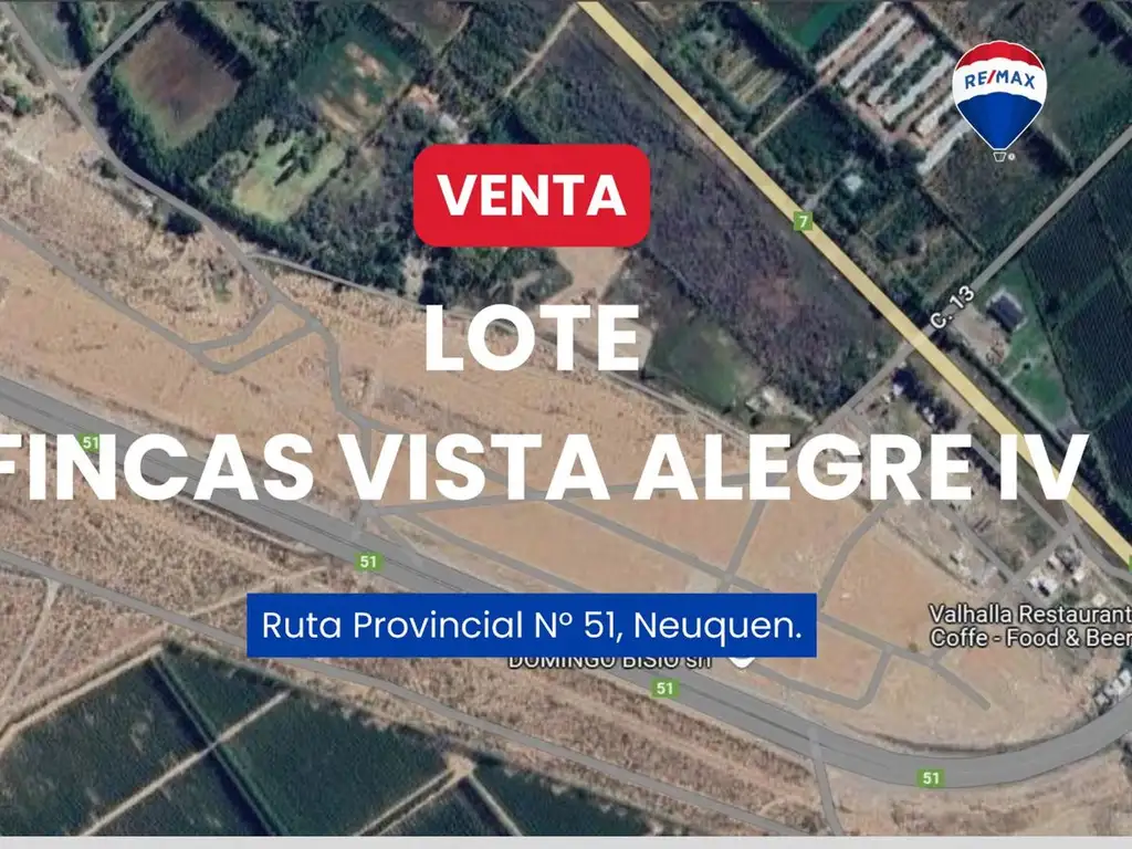 VENTA TERRENOS DESDE 364 M2 EN VISTA ALEGRE