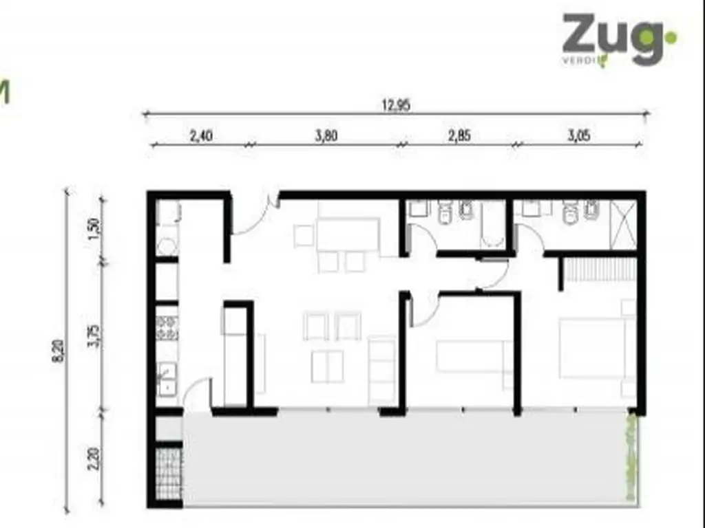 Departamento  en Venta ubicado en Pueblo Caamaño, Pilar, G.B.A. Zona Norte