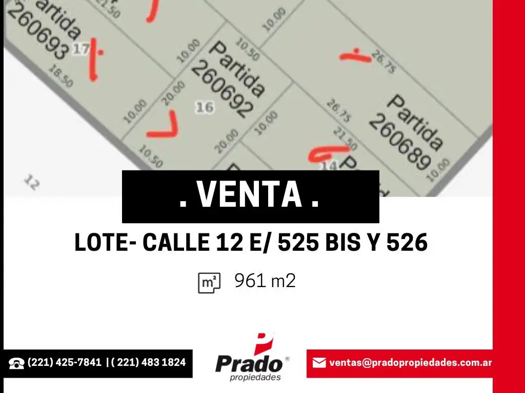 OPORTUNIDAD INVERSORES 6 LOTES EN VENTA SE VENDEN EN CONJUNTO