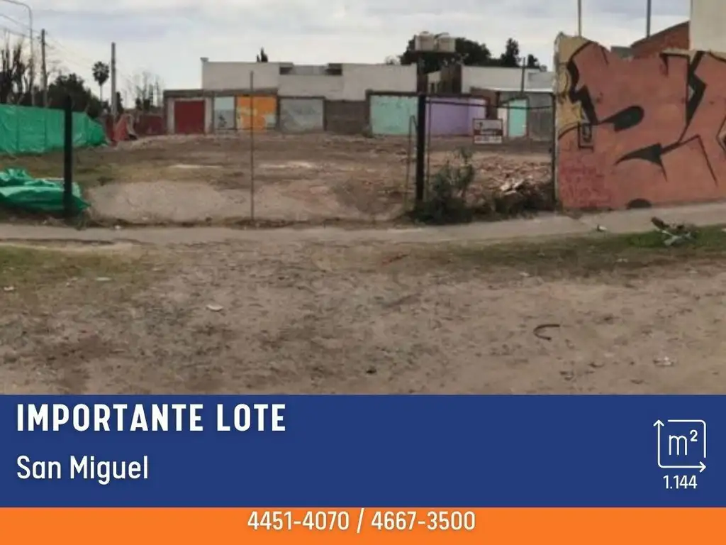 Lote - Venta - Argentina, San Miguel - Presidente Arturo Illia 4719