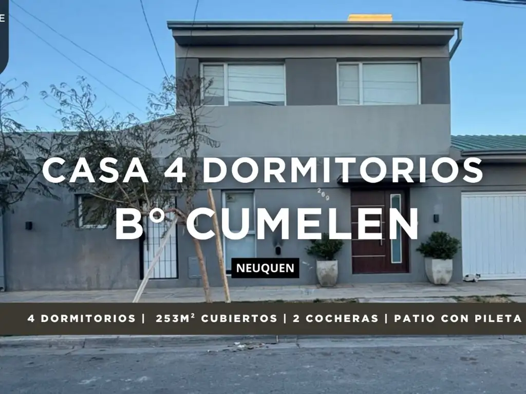 CASA 4 DORMITORIOS | B° CUMELEN