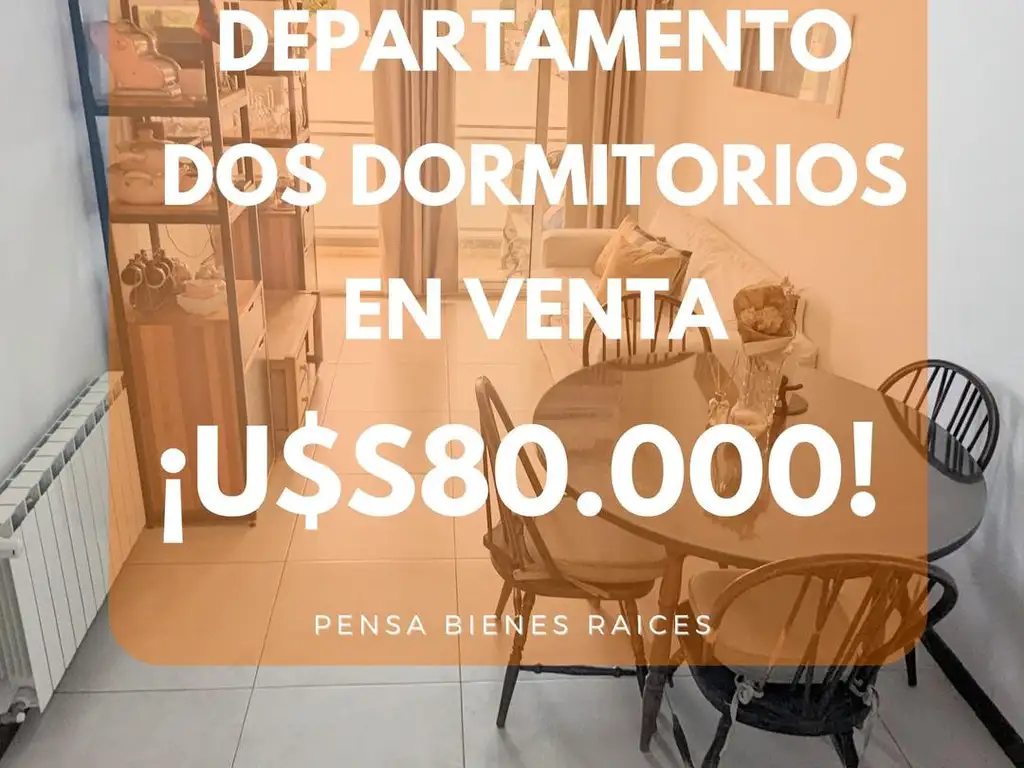 Departamento dos dormitorios en venta La Plata