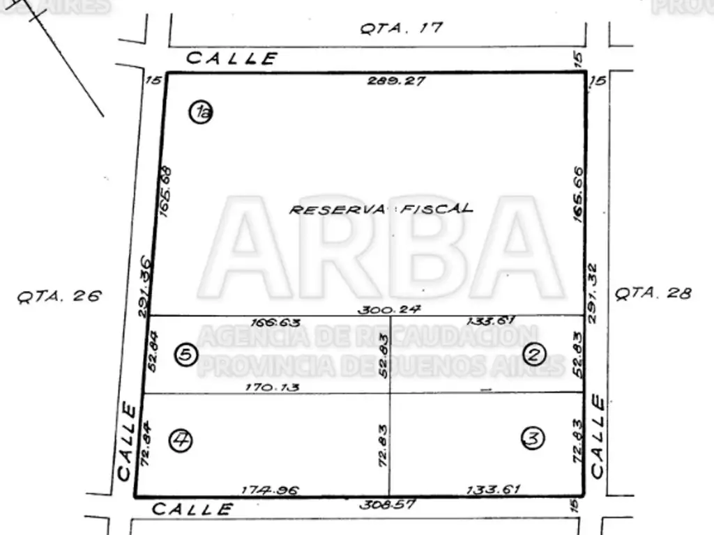 VENTA 4 LOTES 5 MONTES, PROV. BUENOS AIRES