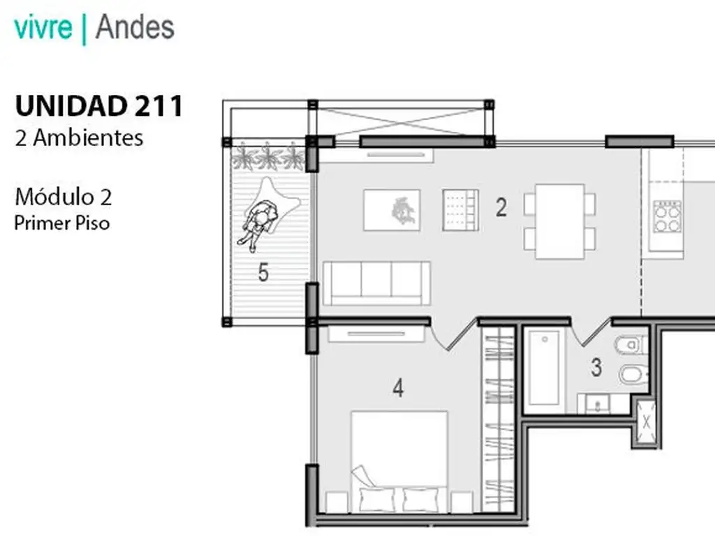 Venta de pozo Depto 2 amb. San Martín de los Andes, Neuquen