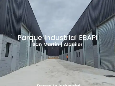 Alquier Nave Industrial en Polo EBAPI de 500 M2 sobre Au del Buen Ayre