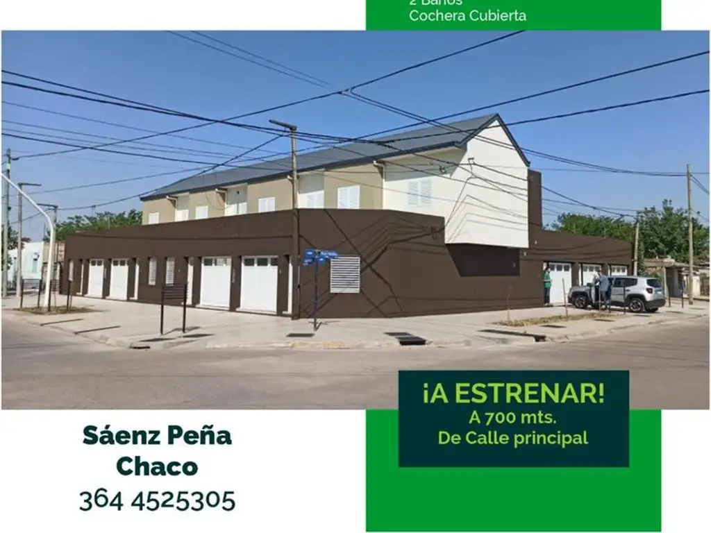 DEPARTAMENTO 2 DOR.C/DEP - ZONA CENTRO, PRESIDENTE ROQUE SÁENZ PEÑA