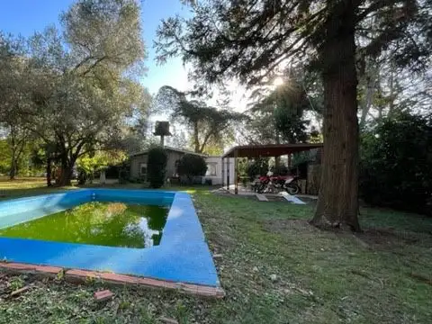 VENTA HERMOSA QUINTA DE 3 HECTÁREAS CON AÑEJA ARBOLADA, PILETA Y PARRILLA.